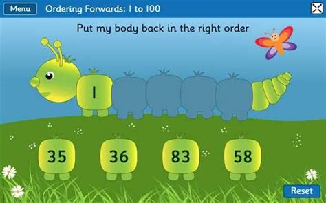 Fun Ordering Numbers Games for KS1 Children .